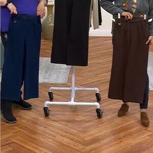 Quacker Factory Women's Gaucho Jeans - Blue, Black, Brown